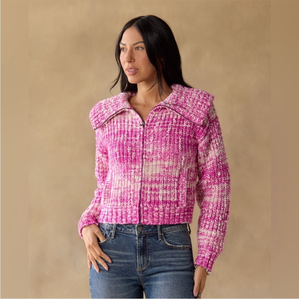 Sundance Tamara Zip-Up Cardigan Sweater